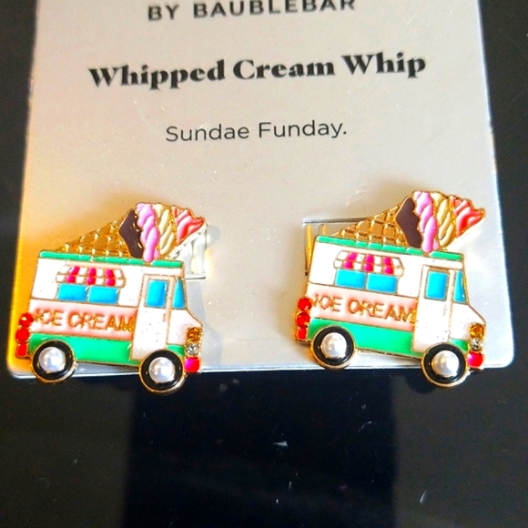 Bauble Bar Sugar FIX Ice Cream Truck summer Earrings - Picture 1 of 2